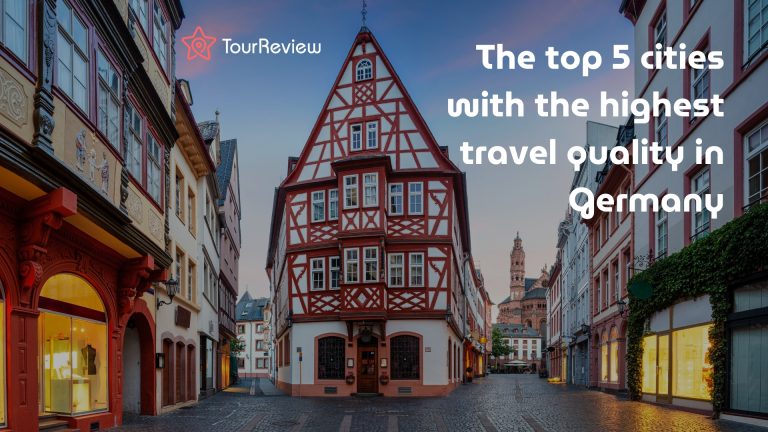 The 5 cities with the highest travel quality in Germany